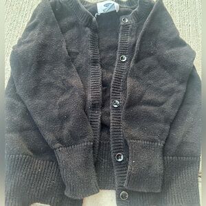 Black toddler cardigan